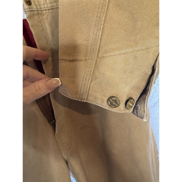 Carhartt 44T Coveralls 996QZ Duck Insulated Quilted Jumpsuit Made In USA Vtg - Picture 8 of 16